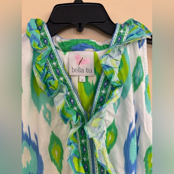 Turquoise Bella Tu Maxi Dress, size Small - Picture 2 of 4